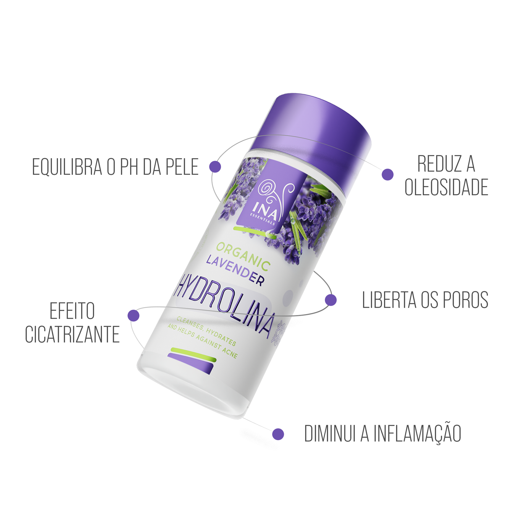 Hydrolina de lavanda para Acne - Compre 2, Ganhe 1 Grátis